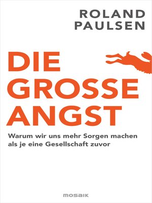 cover image of Die große Angst
